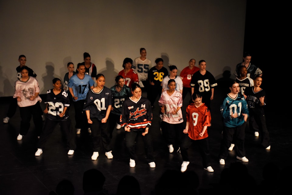 Guelph-Humber dancer performing their first dance to the audience.