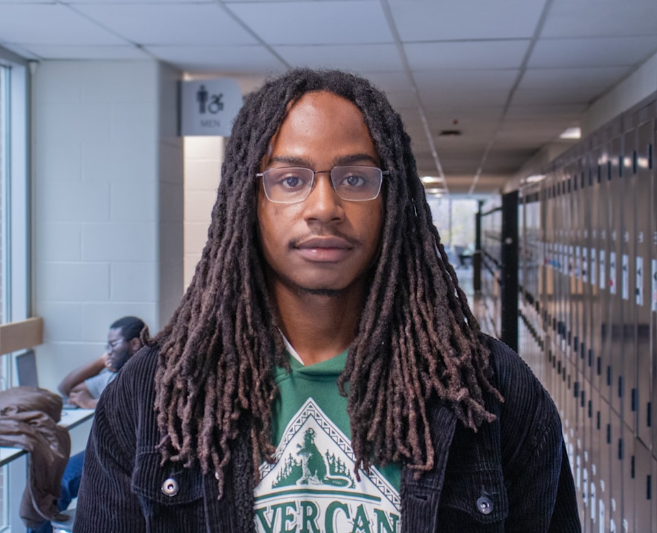 Andrew Joshua Jackson, a student in Humber's pre-health program.