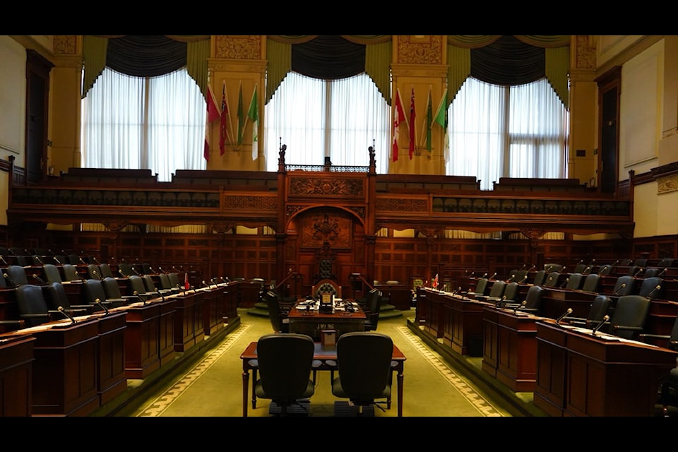 The Legislative Chamber at the Ontario Legislative Assembly was also open to public on May 25 and May 26.