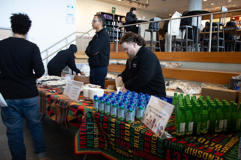 The event provided different types of Caribbean traditional food.